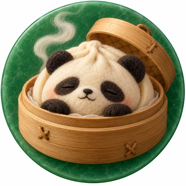 Bao, felt puppet logo